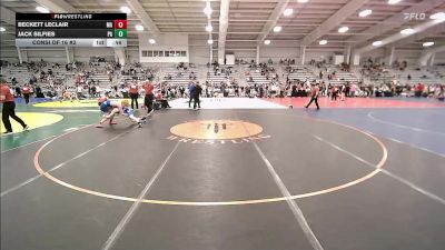 126 lbs Consi Of 16 #2 - Beckett Leclair, MA vs Jack Silfies, PA