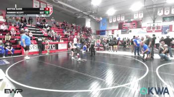 75 lbs 3rd Place - Witten Barr, Hornet Wrestling Club vs Kimber Scott, Northeast Take Down Club