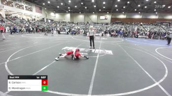 50 lbs Quarterfinal - Bryson Carlson, Ripon Tribe Wrestling vs Deklan Mondragon, Ravage WC