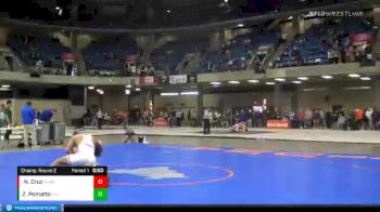 160 lbs Champ. Round 2 - Noah Cruz, Sandburg vs Zach Pomatto, Joliet Catholic