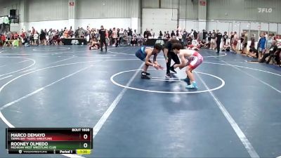 110 lbs Champ. Round 1 - Marco DeMayo, Tampa Bay Tigers Wrestling vs Rooney Olmedo, Michigan West Wrestling Club