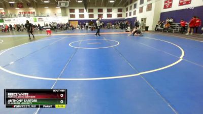 174 lbs Cons. Round 3 - Anthony Sartori, St. Ambrose University vs Reece White, Montana State-Northern