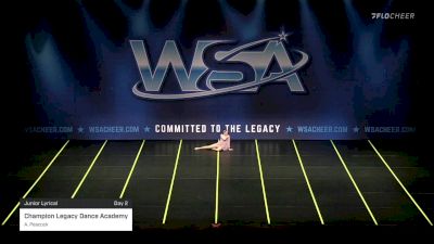 Champion Legacy Dance Academy - A. Peacock [2022 Junior Lyrical Day 2] 2022 WSA South Dakota