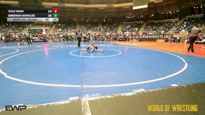49 lbs Consi Of 4 - Cole Hahn, Backyard Brawlers vs Emerson Morales, Liberty Warriors Wrestling Club