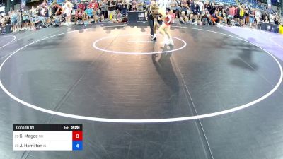 106 lbs Cons 16 #1 - Griffin Magee, ND vs Joseph Hamilton, IN