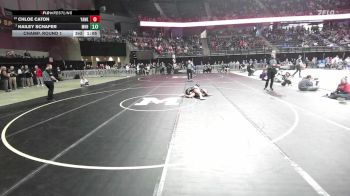 Champ. Round 1 - Bailey Tekrony, Brookings vs Avery Bendewald, Aberdeen Central