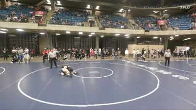 120 lbs Cons. Round 6 - Brayden Sroka, Zion-Benton vs Logan Huenefeld, Ottawa (Marquette)