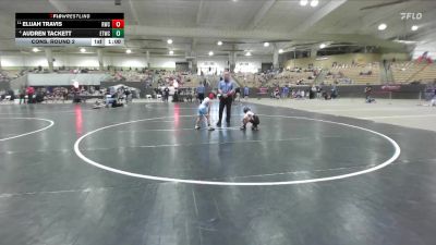 60 lbs Cons. Round 2 - Elijah Travis, Rabbit Wrestling Club vs Audren Tackett, Eagle Talon Wrestling Club