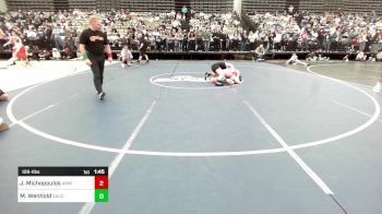 128-I lbs Round Of 64 - Julian Michopoulos, AMERICAN MMA AND WRESTLING vs Mason Wenhold, Saucon Wrestling