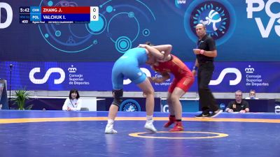 53 kg 1/8 Final - Jin Zhang, China vs Ilona Valchuk, Poland