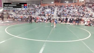 49 kg Champ. Rd Of 16 - Riley Karwowski, Wyoming Seminary vs Emiri Sarabia, Team Fearless Youth Wrestling