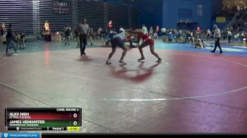 165 lbs Cons. Round 2 - Alex High, St Paul`s School vs James Henhaffer, Washington Township