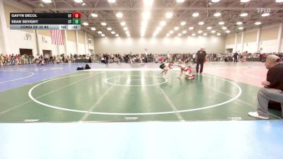 106 lbs Consi Of 32 #2 - Gavyn DeCol, UT vs Sean Sevigny, CT