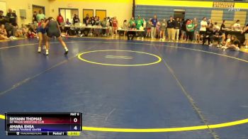 105 lbs Round 1 - Shyann Thomas, OZ Trojan Wrestling Club vs Amara Ehsa, Wichita Training Center