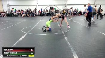 92 lbs Round 5 (8 Team) - Sam Adams, Terps Xtreme vs Tyler Verceles, Headhunters