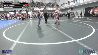 110 lbs Semifinal - Mylee Johnson, Tulsa Blue T Panthers vs Kawehi White, Henryetta Knights Wrestling Club