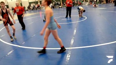 90 lbs Quarterfinal - Noah Cooper, Lincoln Squires Wrestling Club vs Bode Berggren, Little Cougars