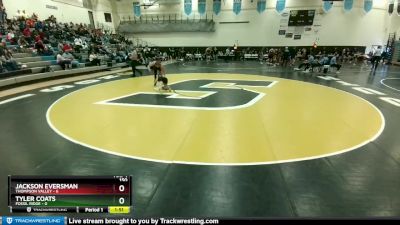 150 lbs Round 3 (10 Team) - Tyler Coats, Fossil Ridge vs Jackson Eversman, Thompson Valley