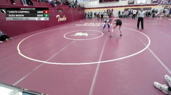 125 lbs Cons. Round 3 - Eliza Mason, ROCK PORT vs Caelyn Campbell, LAWSON