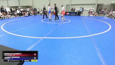 125 lbs 2nd Wrestleback (8 Team) - EmmaLyn Burnett, Missouri Red vs Aubrie Pehrson, Nebraska