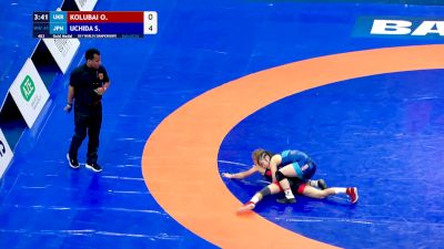 49 kg Final 1-2 - Olena Kolubai, Ukraine vs Saika Uchida, Japan