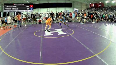 140 lbs Semis - Owen Floral, Built By Brunson Wrestling vs Josiah Schultz, Floyd Wrestling Club