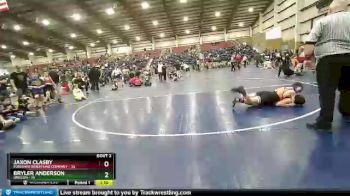 92 lbs Champ Round 1 (16 Team) - Jaxon Clasby, Punisher Wrestling Company vs Bryler Anderson, Oregon