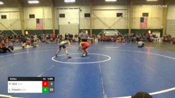 102 lbs Prelims - Peyton Holt, Chaparral Wrestling Club vs Logan Powers, Central Iowa Wrestling Club