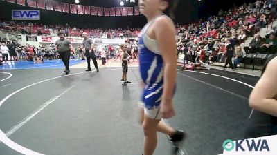 40 lbs Quarterfinal - Lucas Weisinger, Wyandotte Youth Wrestling vs Beckham Robinson, Miami