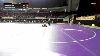 103 lbs Consi Of 16 #2 - Hannah Chin, Washington State vs Aidalish Cruz, Springfield Technical CC