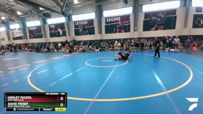 126 lbs Round 5 - David Frisby, Ryse Wrestling Club vs Ashley Maziol, Rise Wrestling