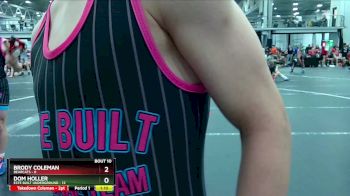 120 lbs Round 3 (8 Team) - Dom Holler, Este Built Underground vs Brody Coleman, Bearcats