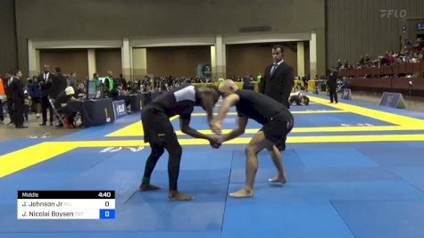 James Johnson Jr vs Jacob Nicolai Boysen 2024 Pan IBJJF Jiu-Jitsu No-Gi Championship