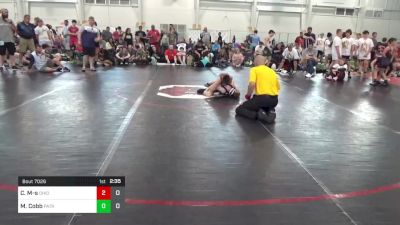 75 lbs Pools - Chase M-s, Ohio Gold 14K vs Mason Cobb, Patriots Wrestling Club