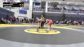 165 lbs Quarterfinal - Jacob Hawk, Allen East vs Braxton Frisch, Mohawk