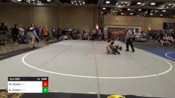 113 lbs Consi Of 16 #2 - Mateo Ochoa, Riverside King vs Nolan Crosby, Mt Spokane HS