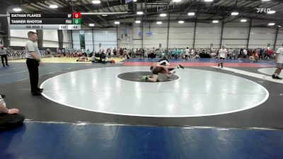 113 lbs Rr Rnd 3 - Dathan Flakes, MF Army Black - HSB vs Tanner Rhoton, Prairie Outlaws - HSB