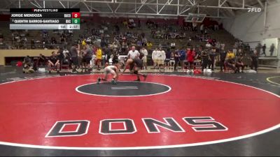 125 lbs Cons. Round 3 - Quentin Barros-Santiago, Rio Hondo College vs Jorge Mendoza, Bakersfield College
