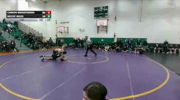 150 lbs Carson Bergstreser, Buffalo High vs McCoy Milek, Lander
