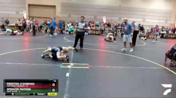 52 lbs Semis & 1st Wrestleback (8 Team) - Spencer Matson, SWAT Black vs Preston O`Gorman, The Funky Singlets