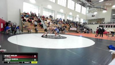 175 lbs Cons. Semi - Adrian Garcia, San Diego vs Wyatt Welsh, El Capitan