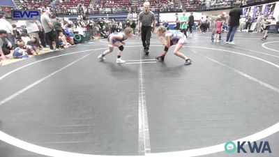 88 lbs Rr Rnd 2 - Adyson Wagner, Choctaw Ironman Youth Wrestling vs Kaydence Langford, ARDMORE TAKEDOWN CLUB