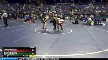 3A 285 lbs Semifinal - Rory Johnson, North Buncombe vs Jamier Ferere, Southern Guilford