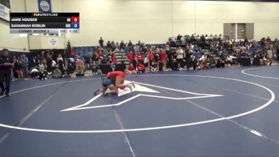 138 lbs Champ. Round 2 - Janie Houser, Unattached vs Savannah Roblin, Eastern Oregon University (OR)
