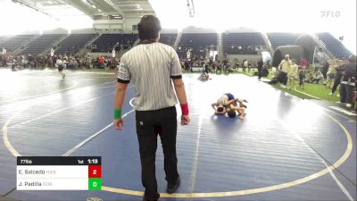 77 lbs Quarterfinal - Emilio Salcedo, Tucson Cyclones vs Joel Padilla, Total Kaos