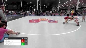 115 lbs Quarterfinal - Santino Aniska, Mat Assassins Gray vs Abramm Schaffer, Mosers Mat Club