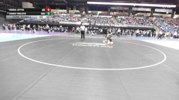 105 lbs Cons. Round 3 - Keira Leyva, Great Bend HS vs Karly Belote, Hutchinson HS