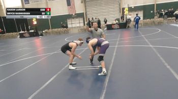 190 lbs Quarterfinals (8 Team) - Kason Larson, Burwell vs Bryce Rasmussen, Ravenna