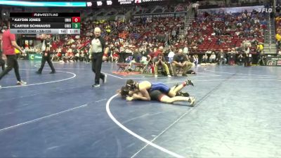 2A-126 lbs Quarterfinal - Kaydin Jones, Union, LaPorte City vs Carter Schmauss, Crestwood, Cresco