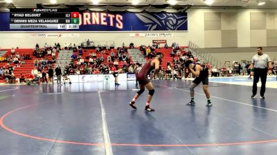 184 lbs Quarterfinal - Dennis Meza Velasquez, Marymount vs Ryad Belguet, Alvernia University
